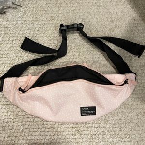 Fun Hurley pink polka dot Fanny pack for summer